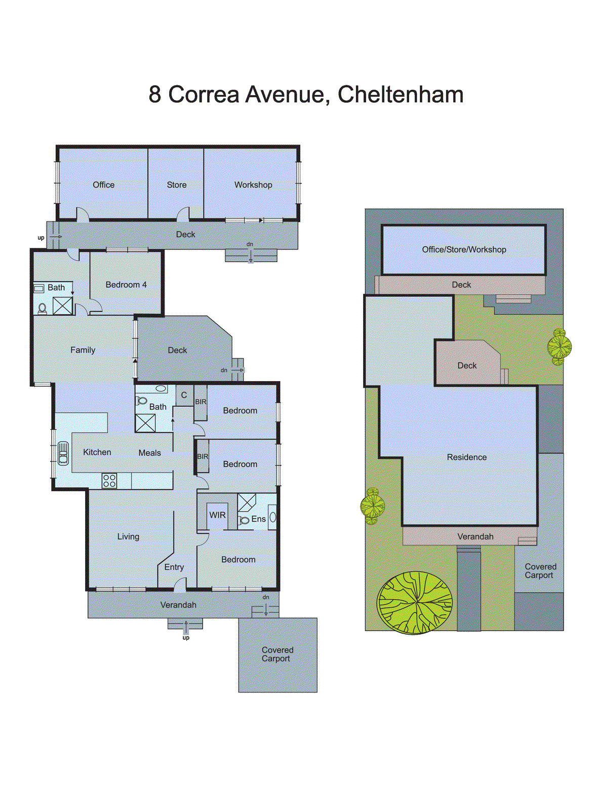 8 Correa Avenue, Cheltenham VIC 3192 - Floorplan