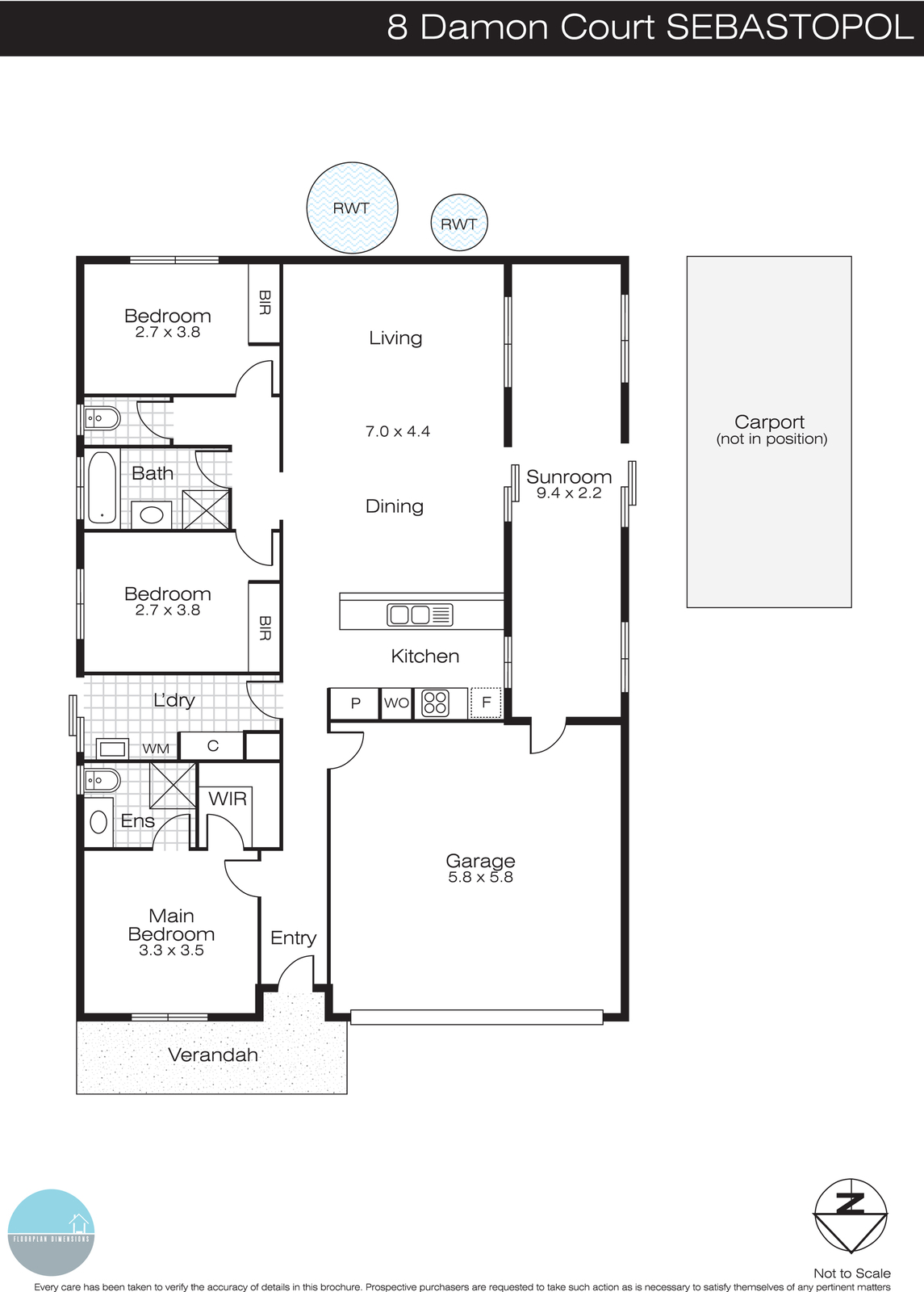 8 Damon Court, Sebastopol VIC 3356 - Floorplan