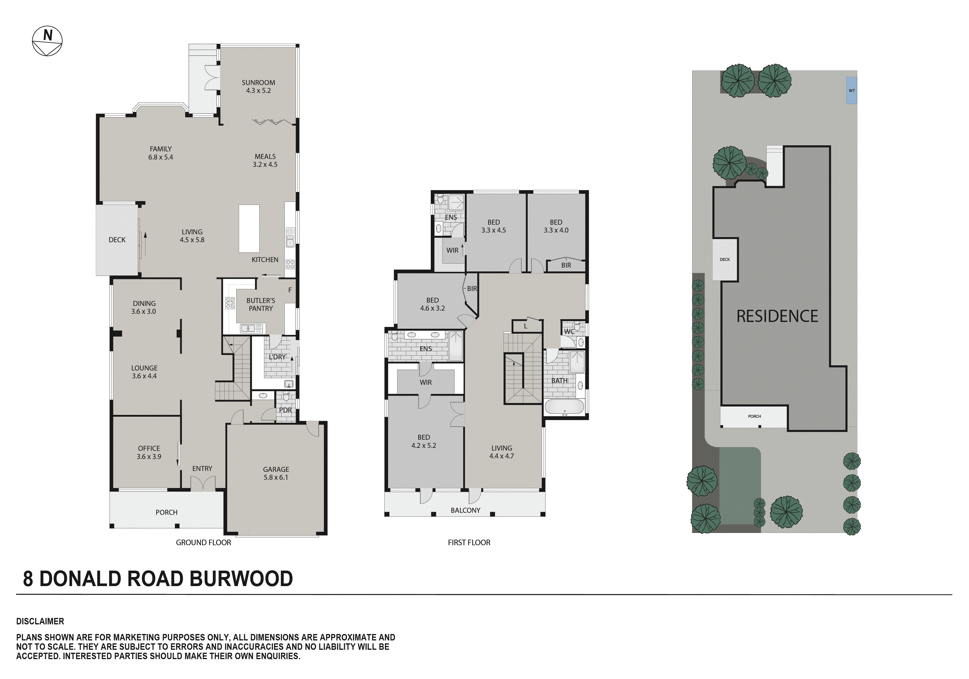 8 Donald Road, Burwood VIC 3125 - Floorplan
