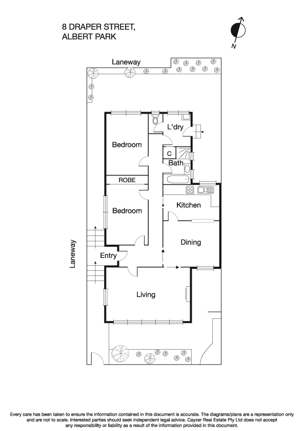 8 Draper Street, ALBERT PARK VIC 3206 - Floorplan