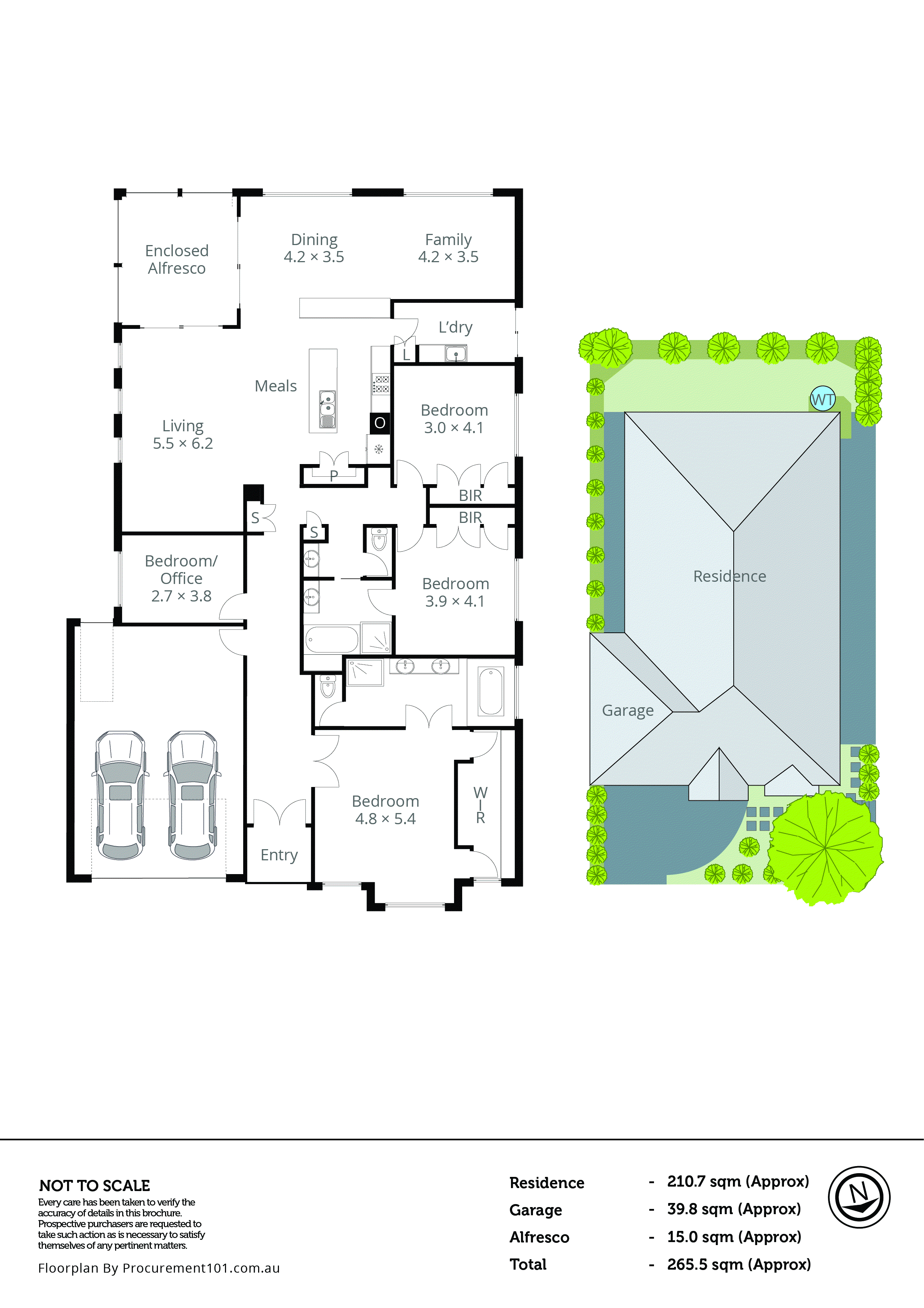 8 Elise Court, Keysborough VIC 3173 - Floorplan