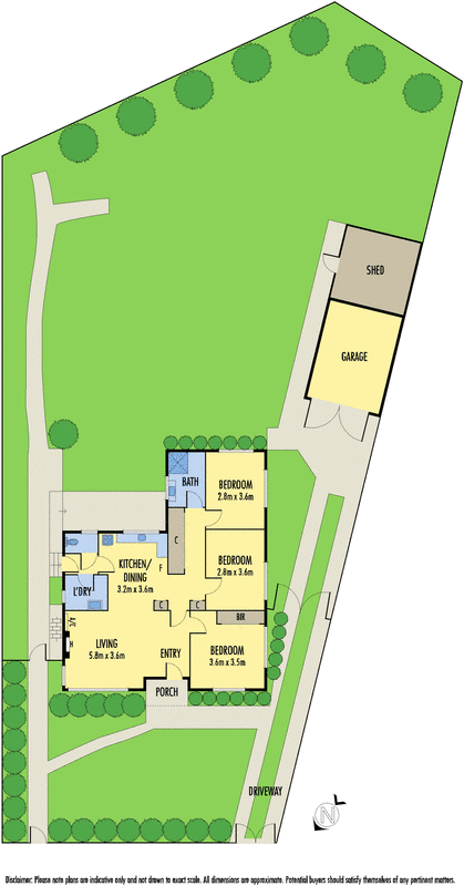 8 Falcon Street, Norlane VIC 3214 - Floorplan