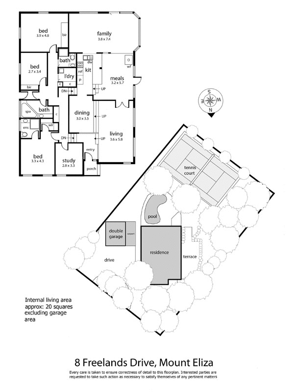 8 Freelands Drive, MOUNT ELIZA VIC 3930 - Floorplan