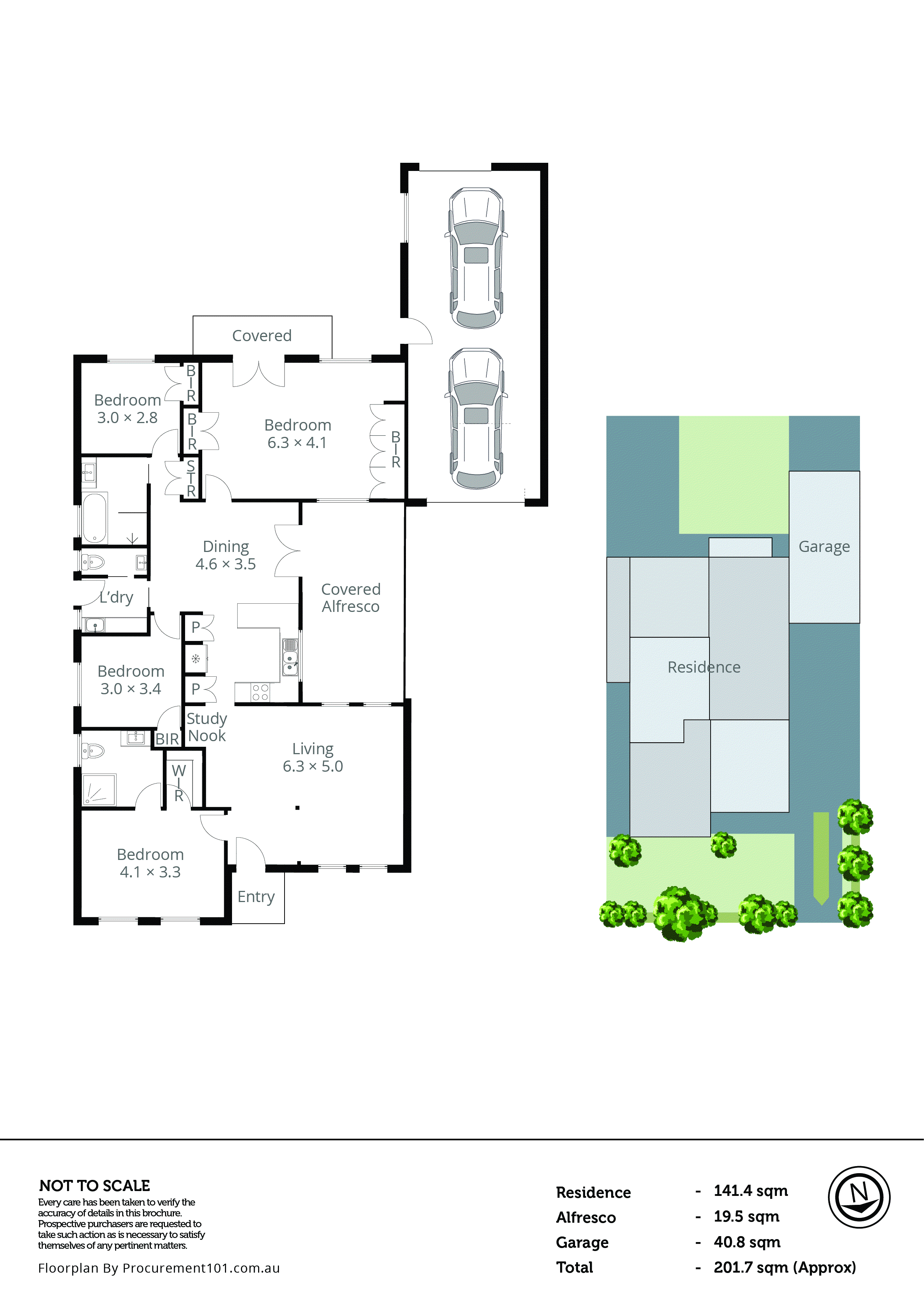8 Greenleaf Court, Keysborough VIC 3173 - Floorplan