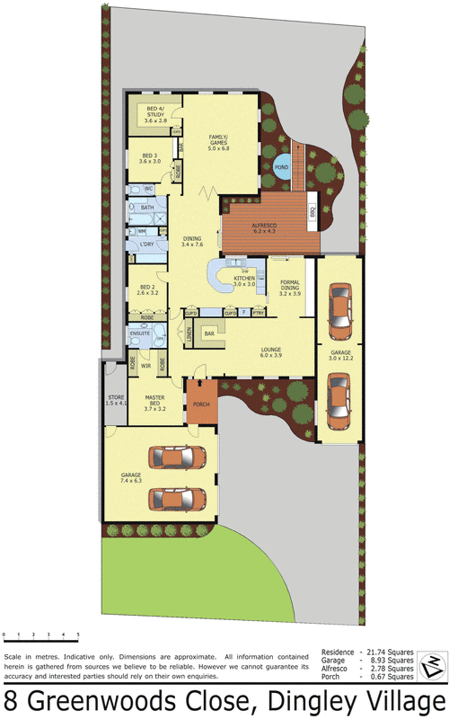 8 Greenwoods Close, Dingley Village VIC 3172 - Floorplan