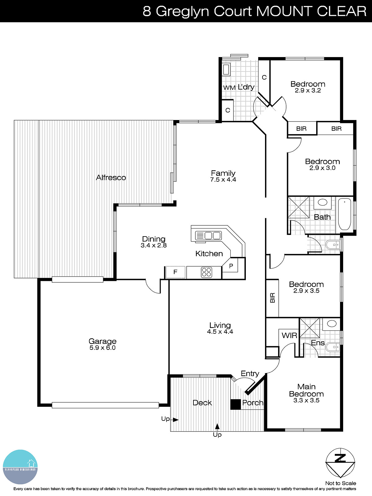 8 Greglyn Court, Mount Clear VIC 3350 - Floorplan