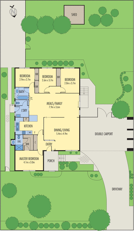 8 Highclere Avenue, Mount Waverley VIC 3149 - Floorplan
