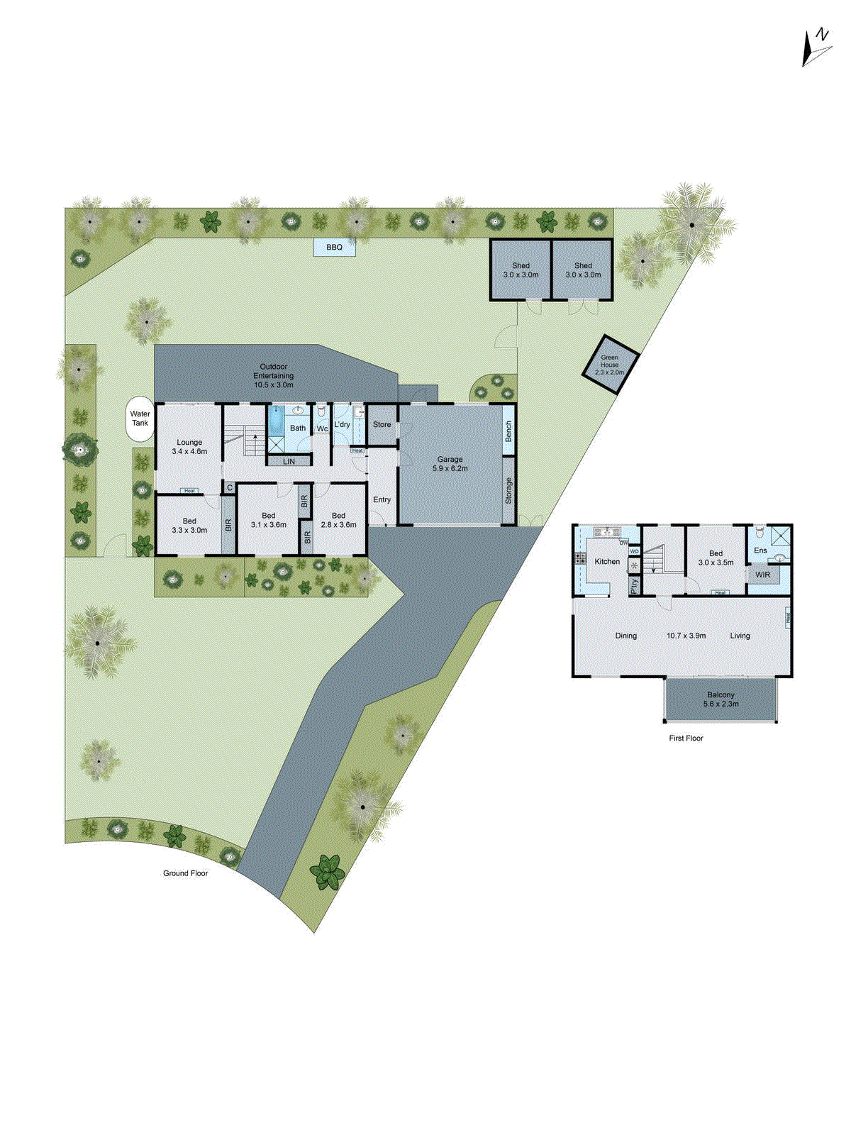 8 Holbein Court, Grovedale VIC 3216 - Floorplan
