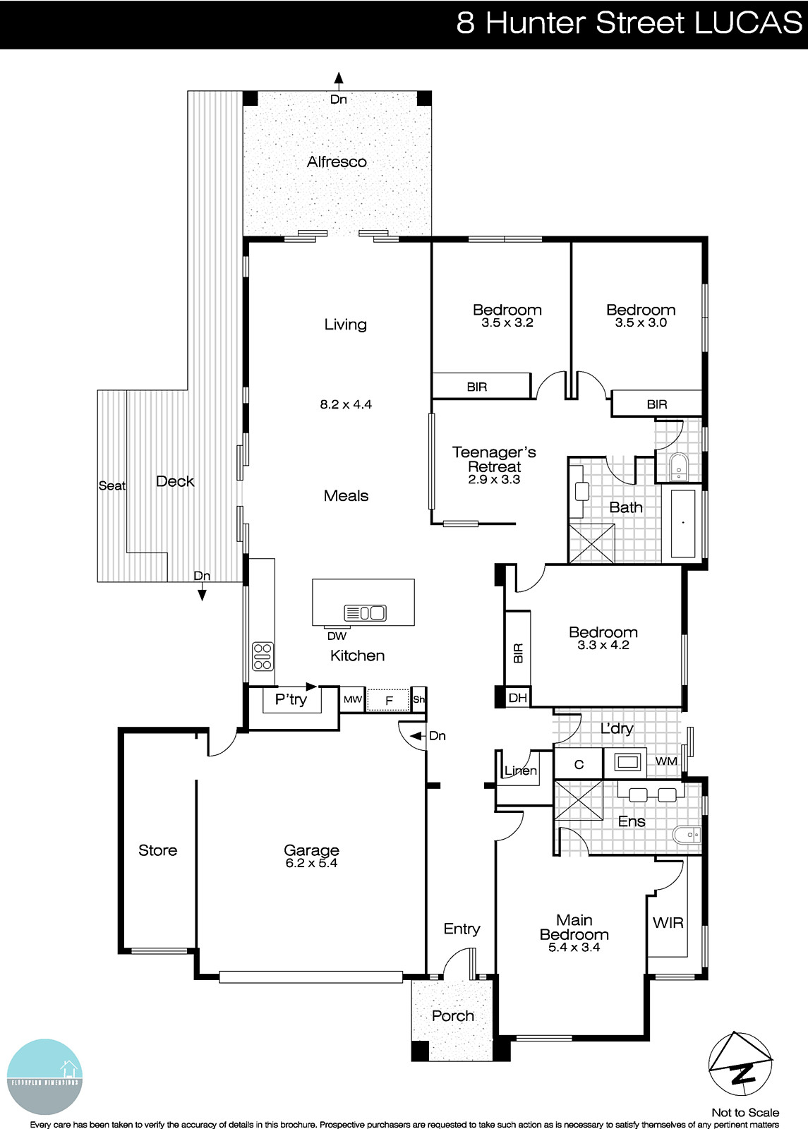 8 Hunter Street, Lucas VIC 3350 - Floorplan