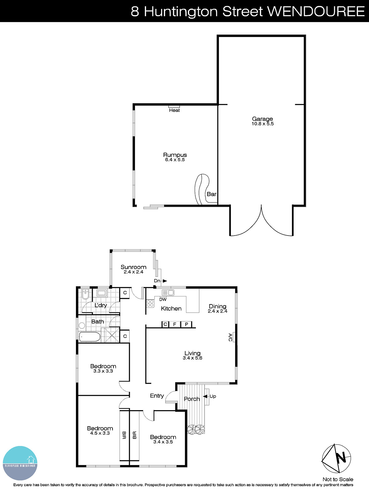 8 Huntington Street, Wendouree VIC 3355 - Floorplan