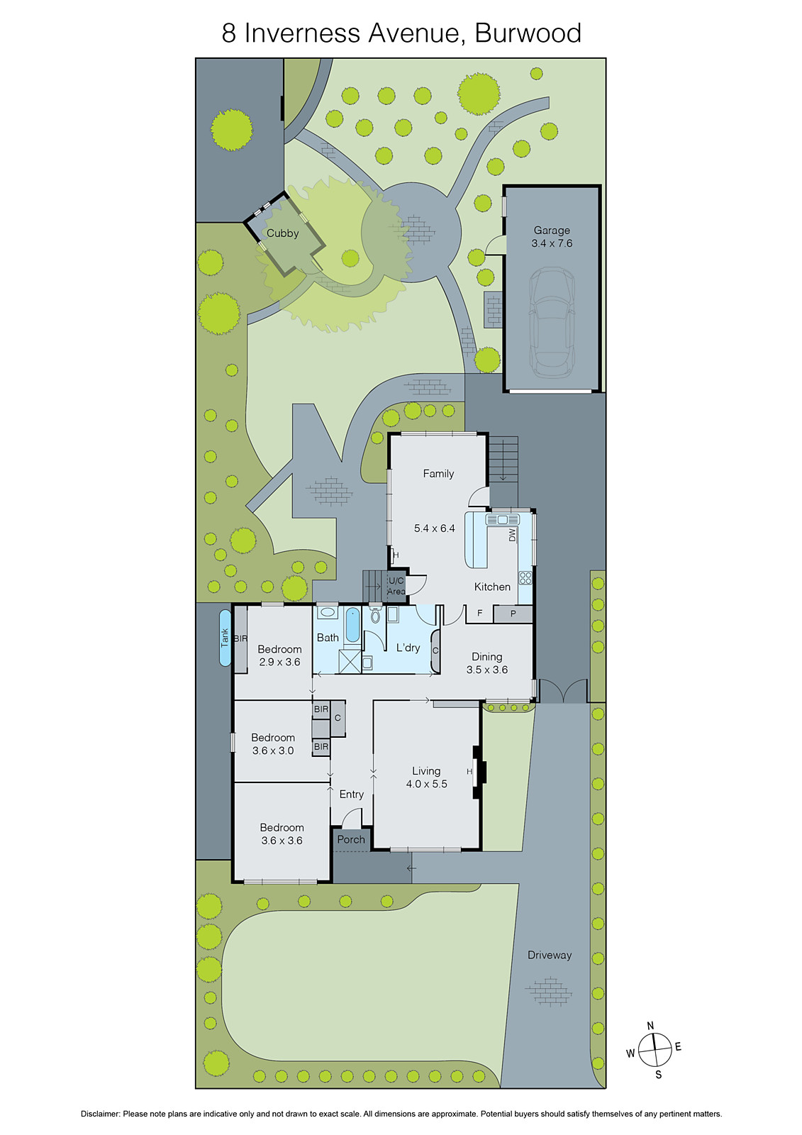 8 Inverness Avenue, Burwood VIC 3125 - Floorplan