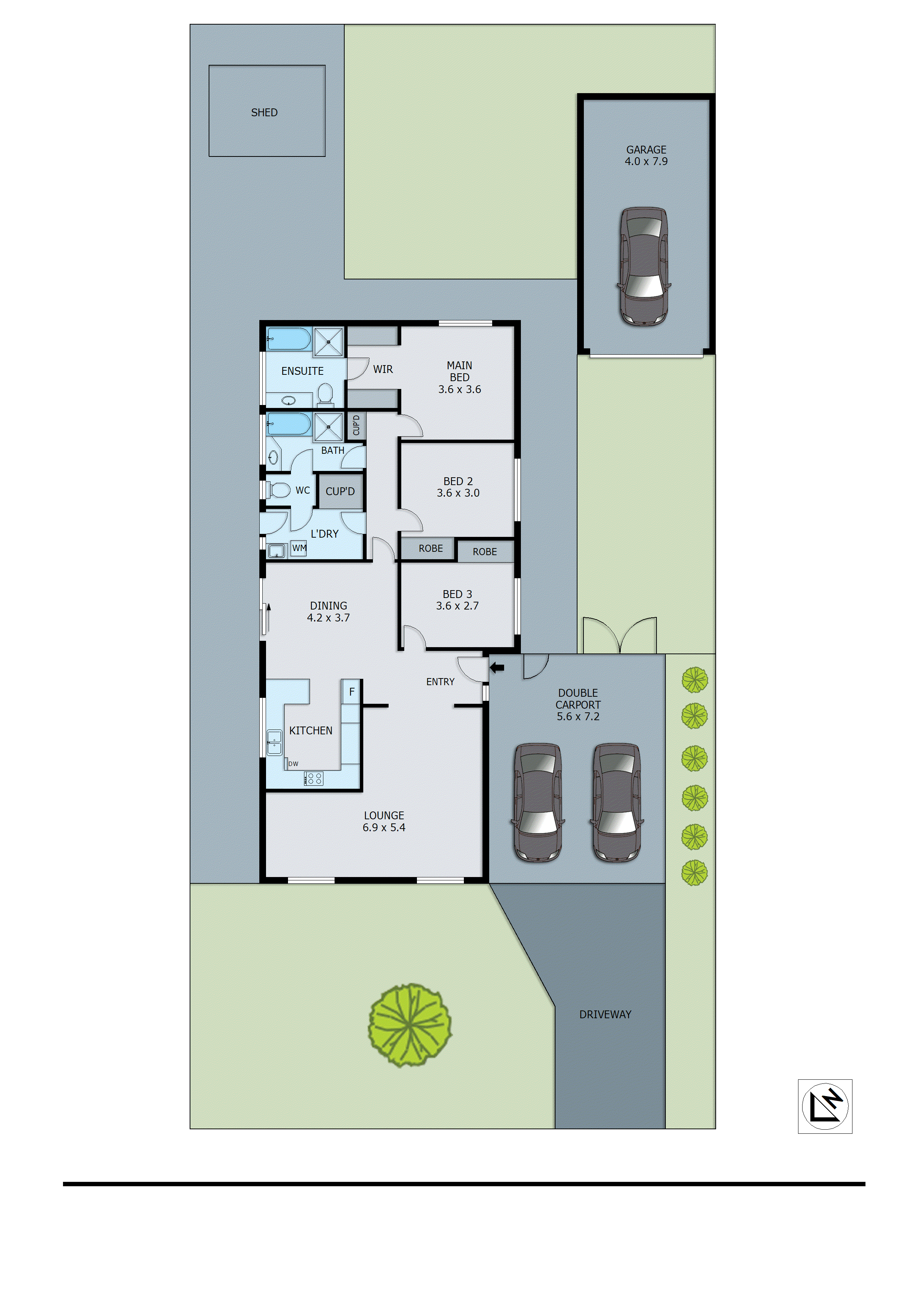 8 Joelle Court, Aspendale Gardens VIC 3195 - Floorplan