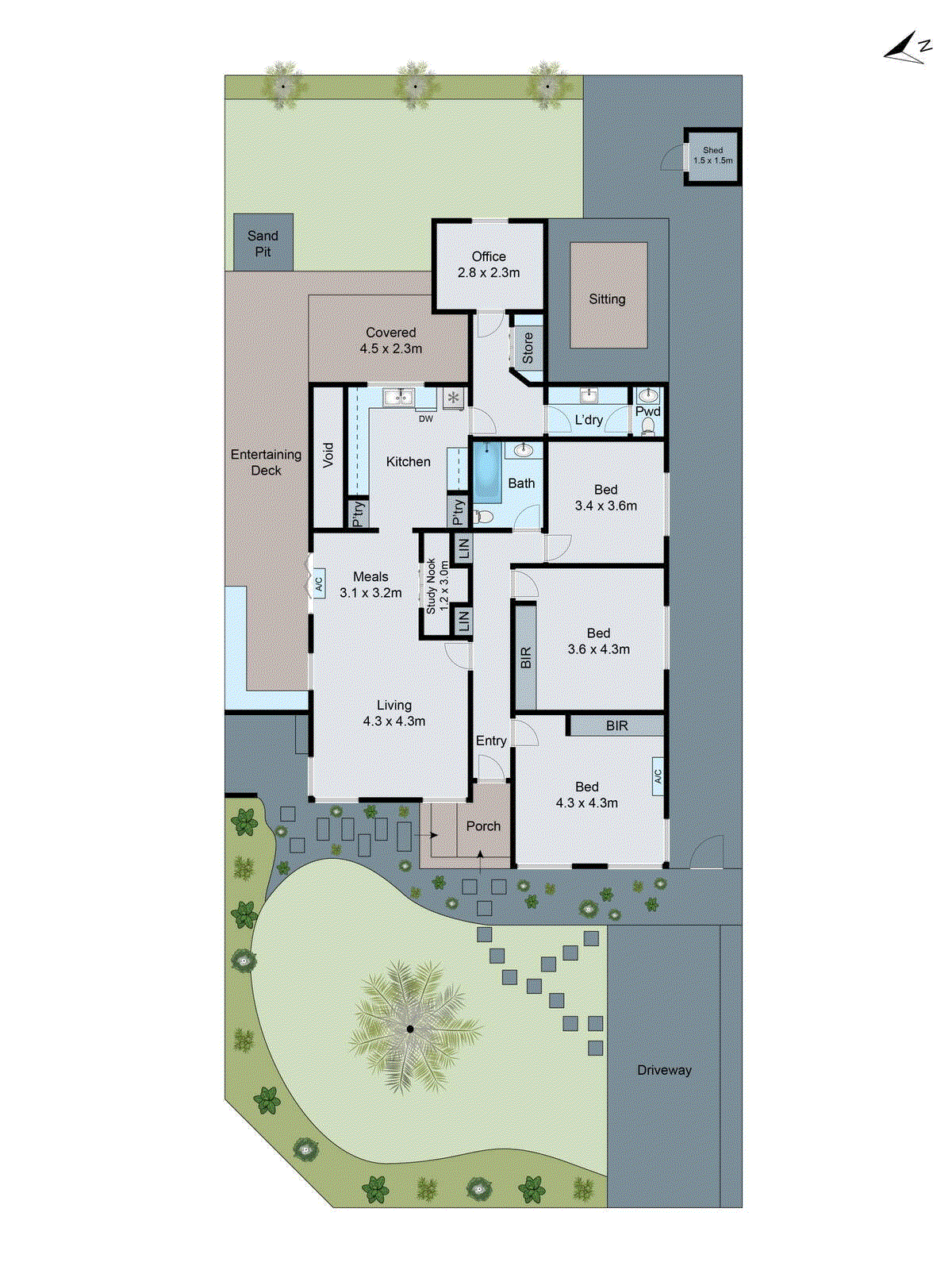 8 Kells Avenue, Herne Hill VIC 3218 - Floorplan