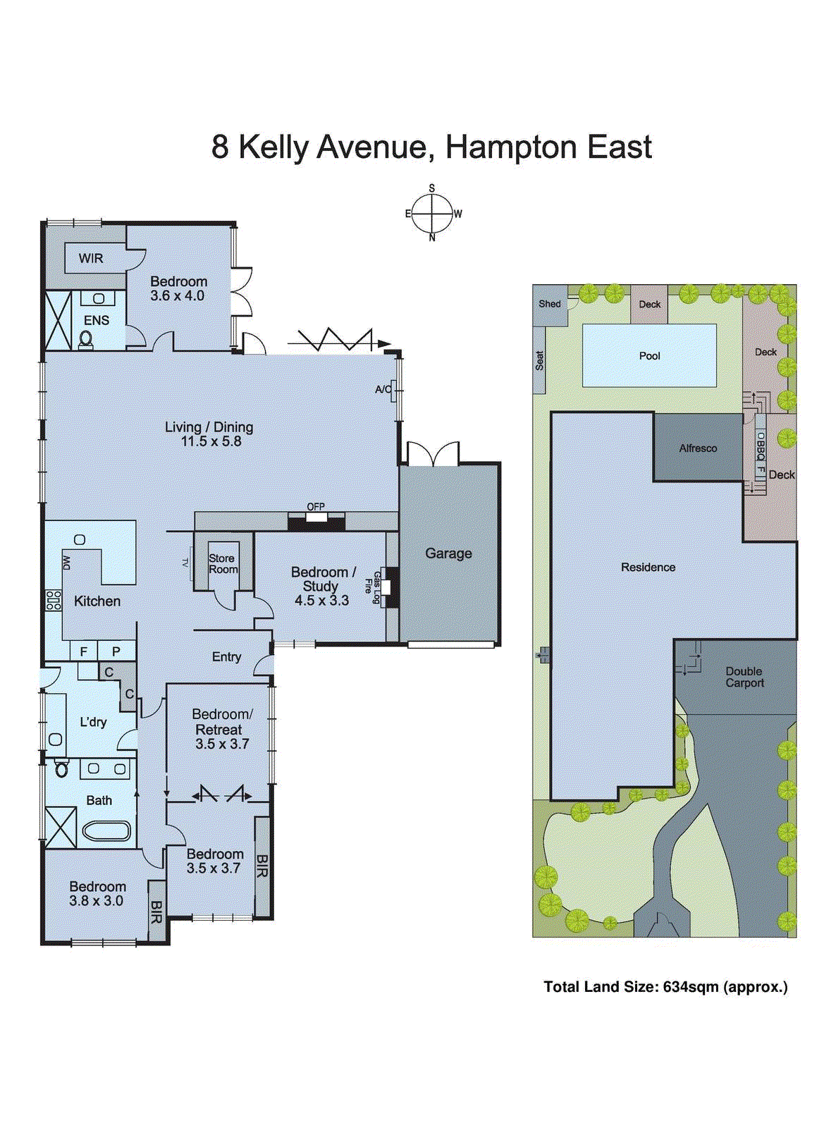 8 Kelly Avenue, Hampton East VIC 3188 - Floorplan