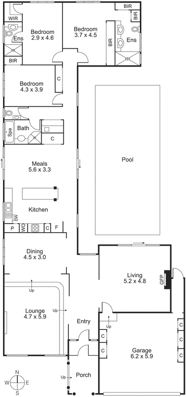 8 Kent Avenue, Brighton VIC 3186 - Floorplan