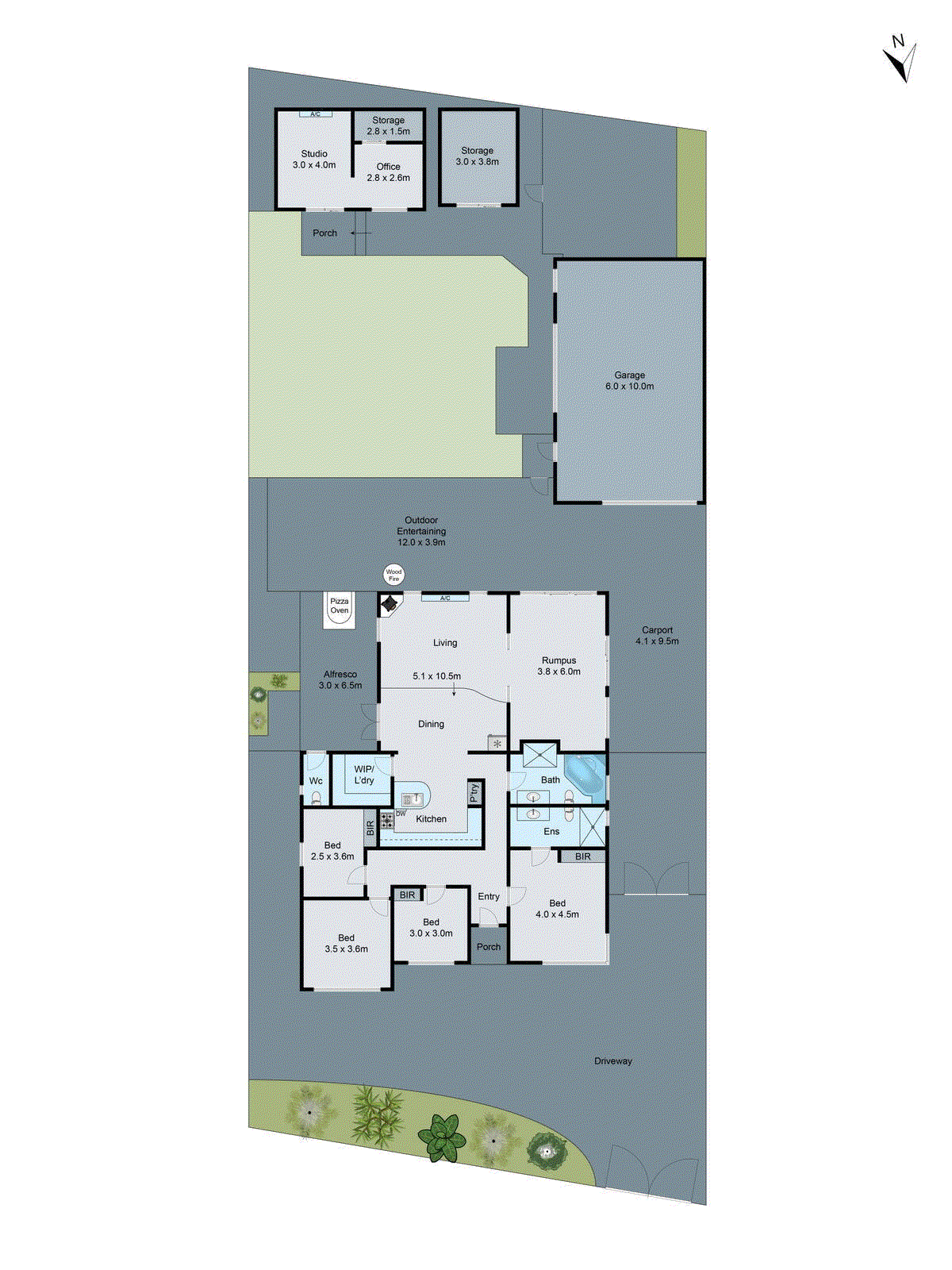 8 Lancaster Avenue, Newcomb VIC 3219 - Floorplan