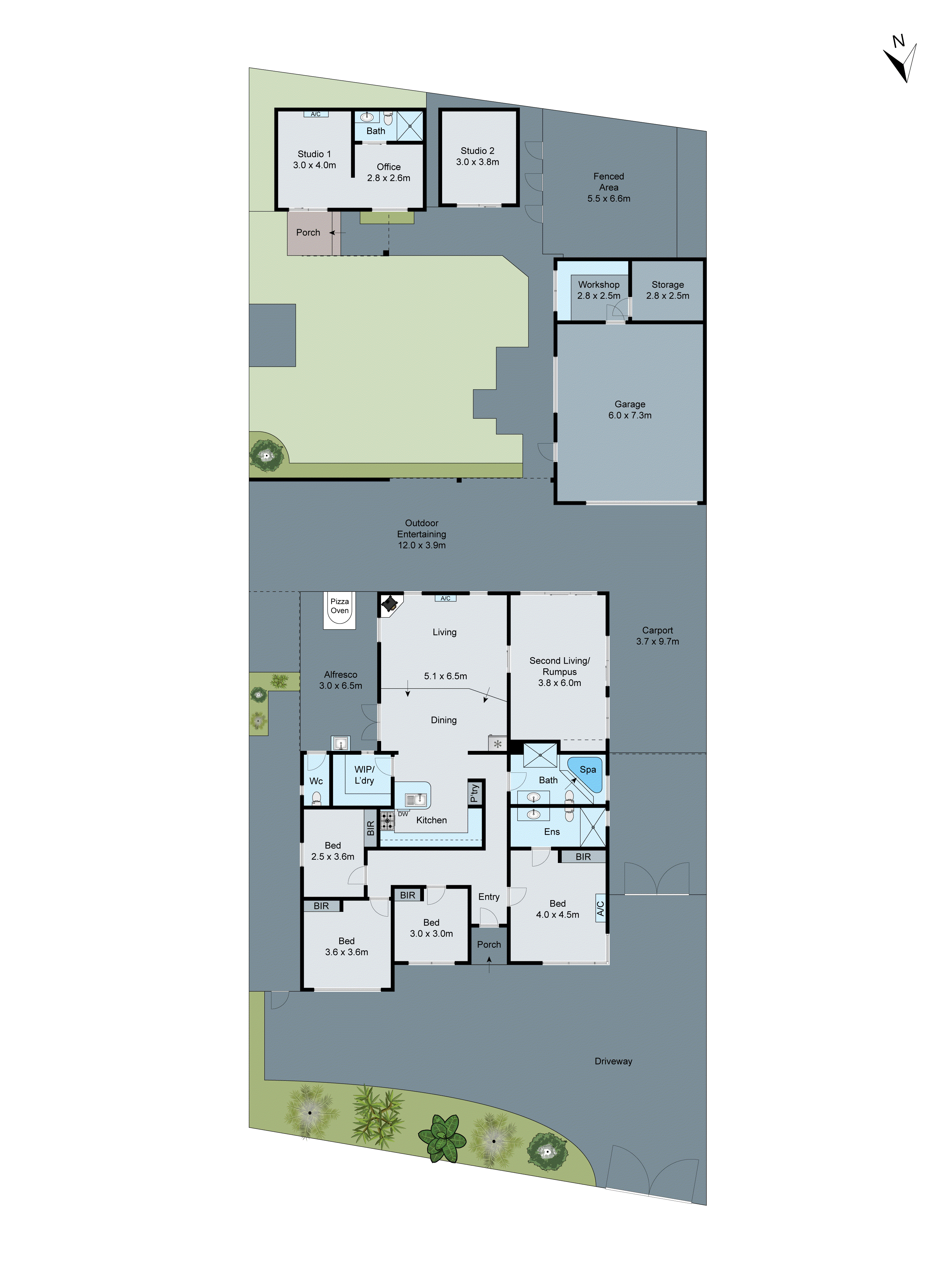 8 Lancaster Avenue, Newcomb VIC 3219 - Floorplan