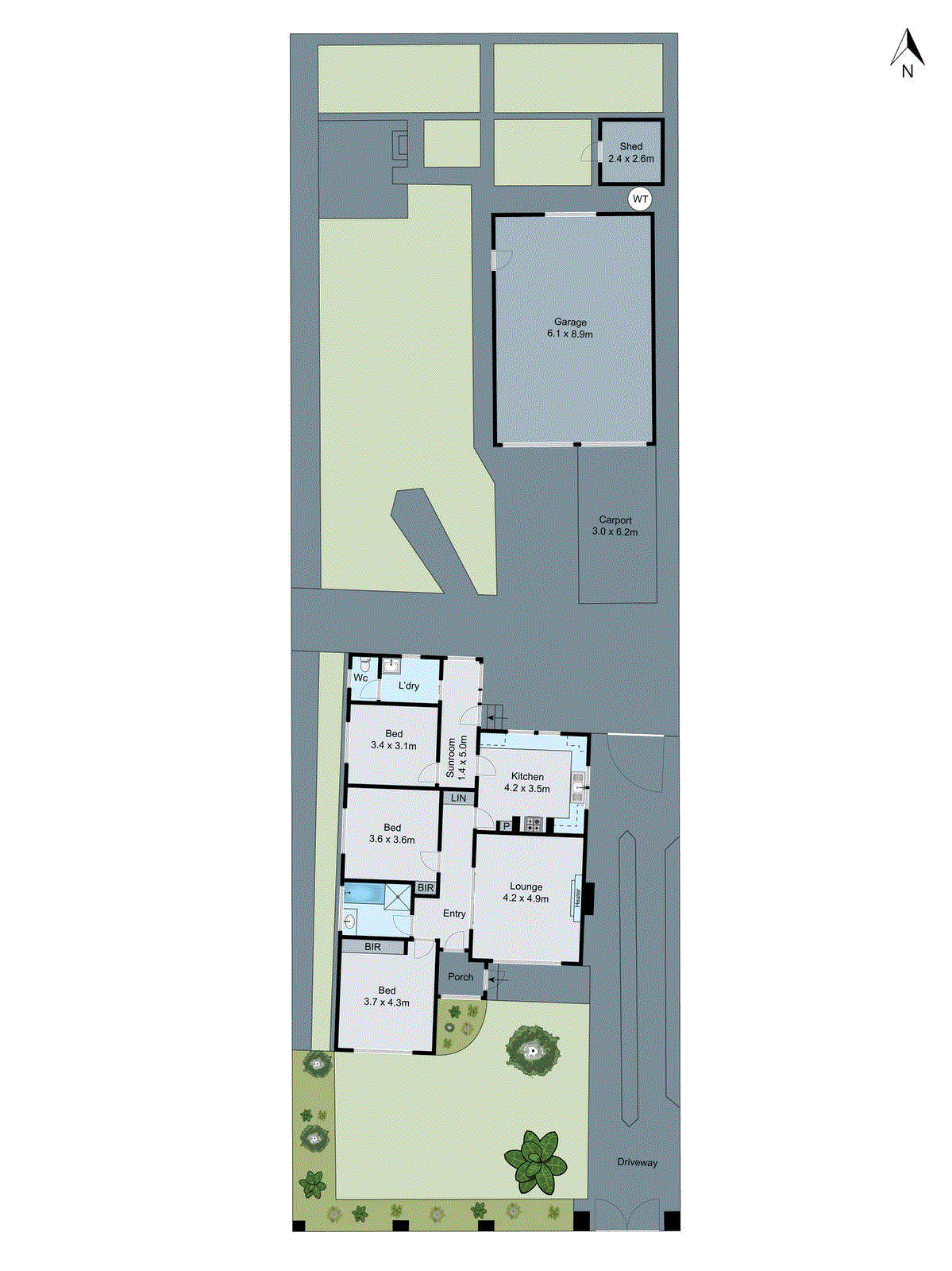 8 Langibanool Avenue, Hamlyn Heights VIC 3215 - Floorplan