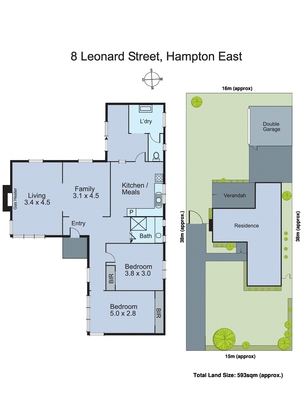 8 Leonard Street, Hampton East VIC 3188 - Floorplan