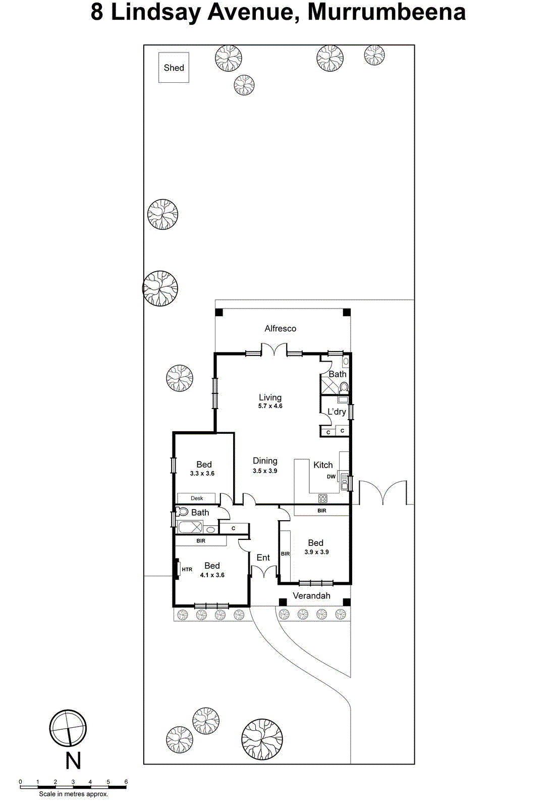8 Lindsay Avenue, Murrumbeena VIC 3163 - Floorplan