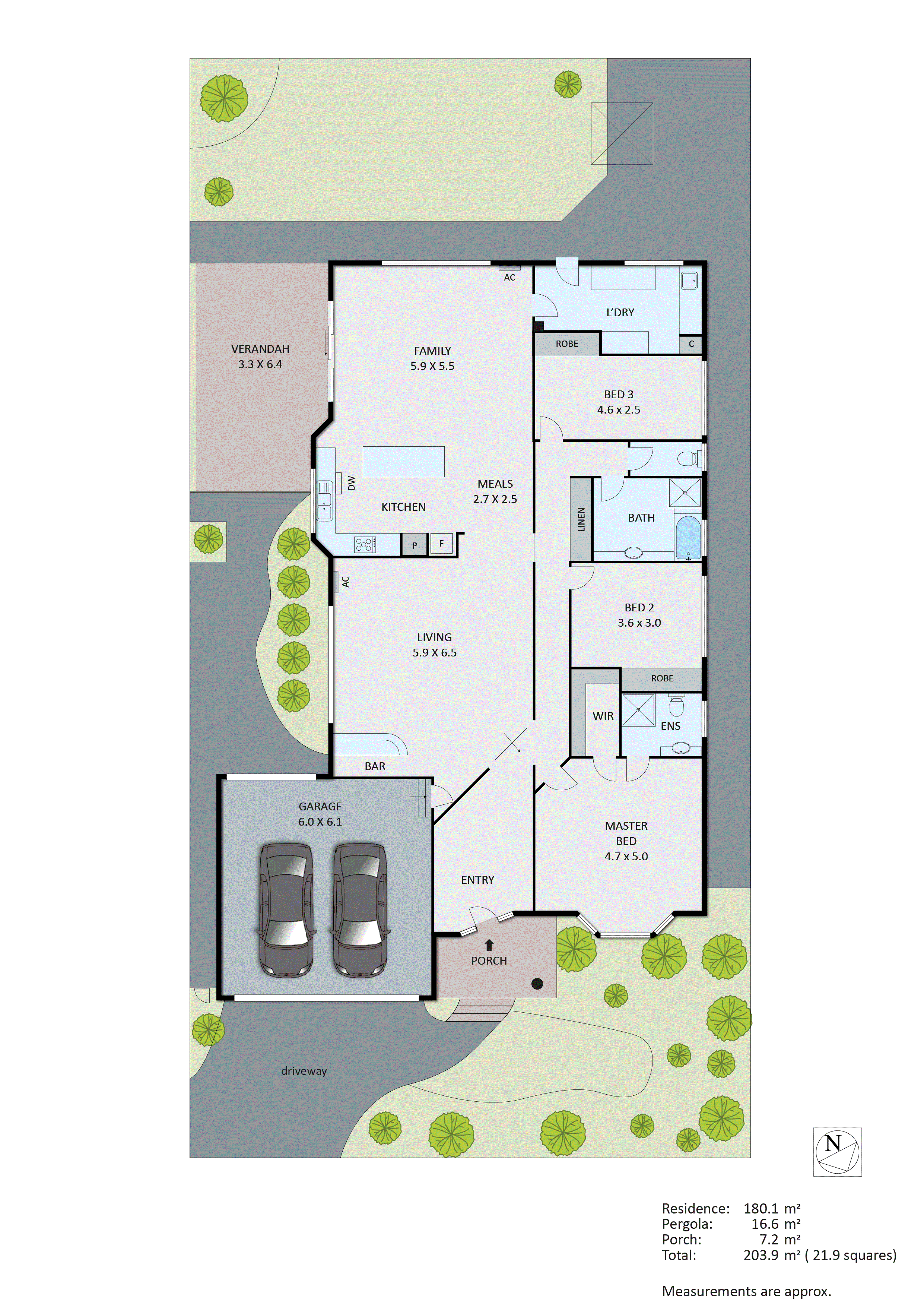 8 Lorenzo Way, Aspendale Gardens VIC 3195 - Floorplan