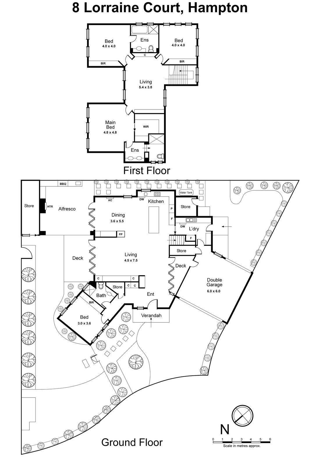 8 Lorraine Court, Hampton VIC 3188 - Floorplan