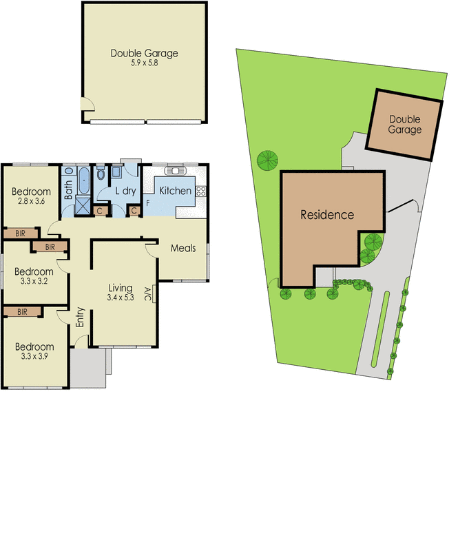 8 Lugarno Court, Keysborough VIC 3173 - Floorplan