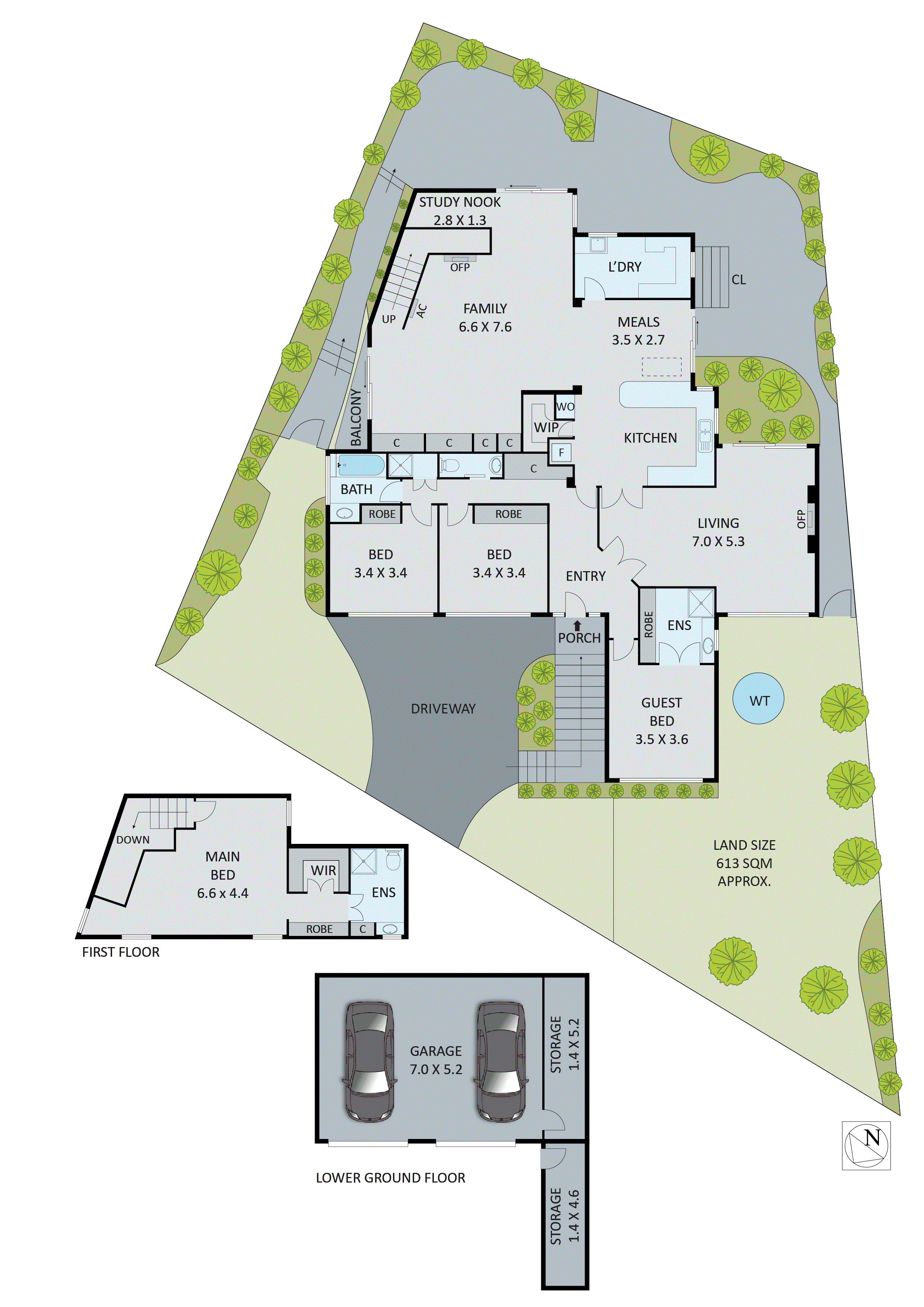 8 Lyons Avenue, Frankston South VIC 3199 - Floorplan