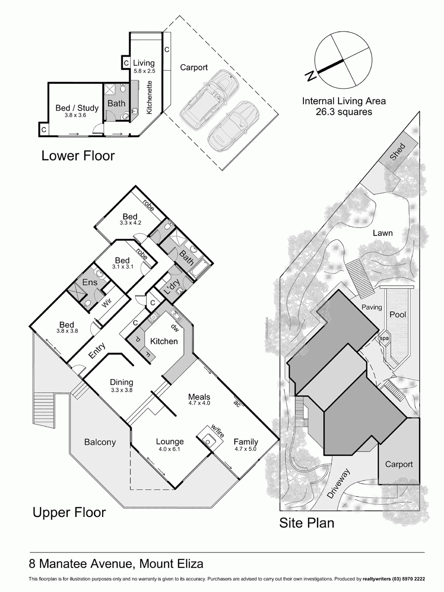 8 Manatee Avenue, MOUNT ELIZA VIC 3930 - Floorplan