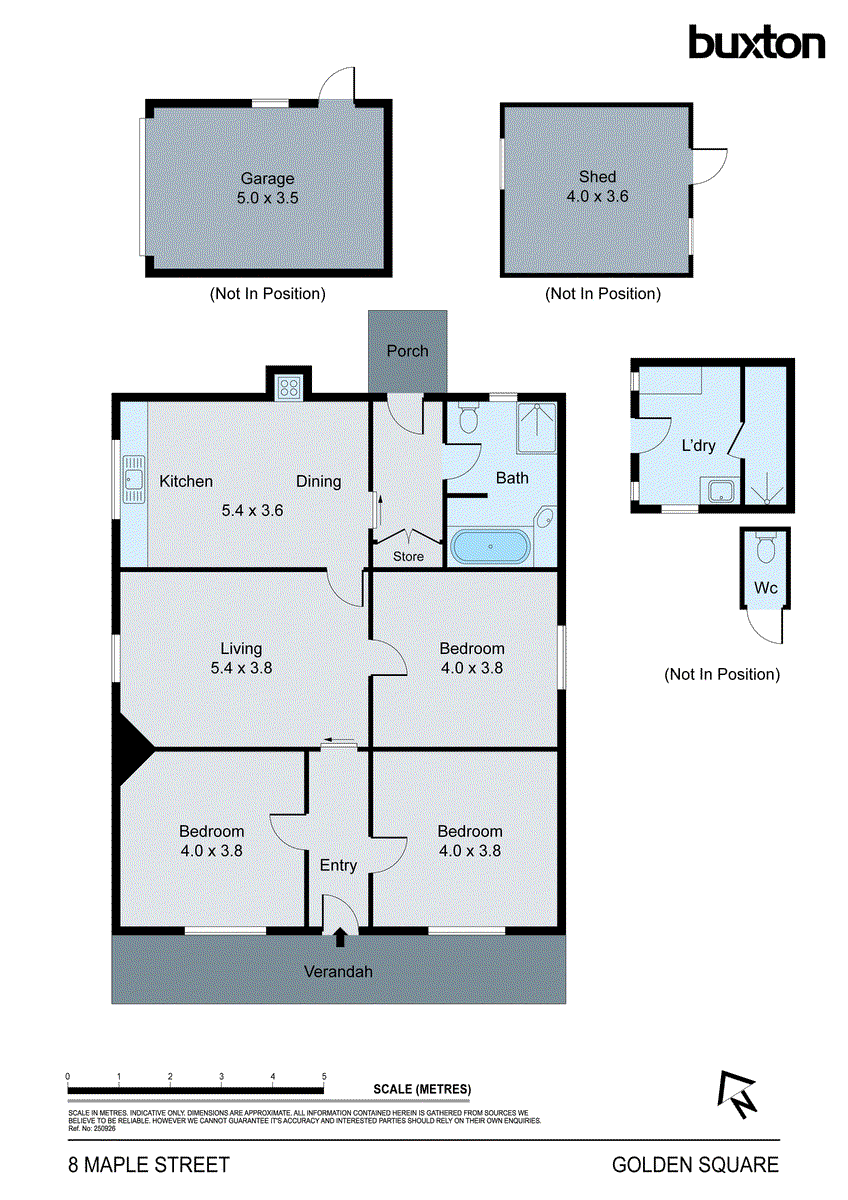 8 Maple Street, Golden Square VIC 3555 - Floorplan