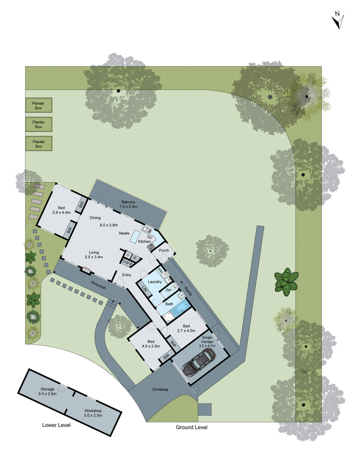 8 Marlyn Court, Highton VIC 3216 - Floorplan