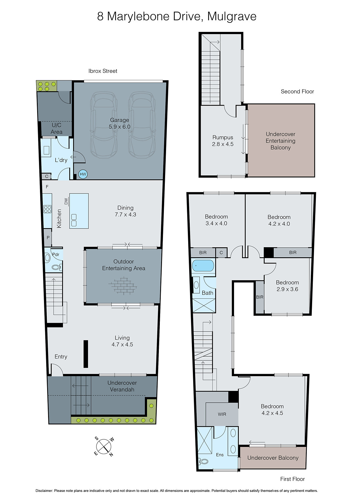 8 Marylebone Drive, Mulgrave VIC 3170 - Floorplan