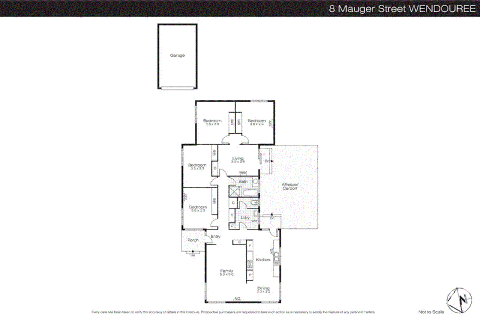8 Mauger Street, Wendouree VIC 3355 - Floorplan