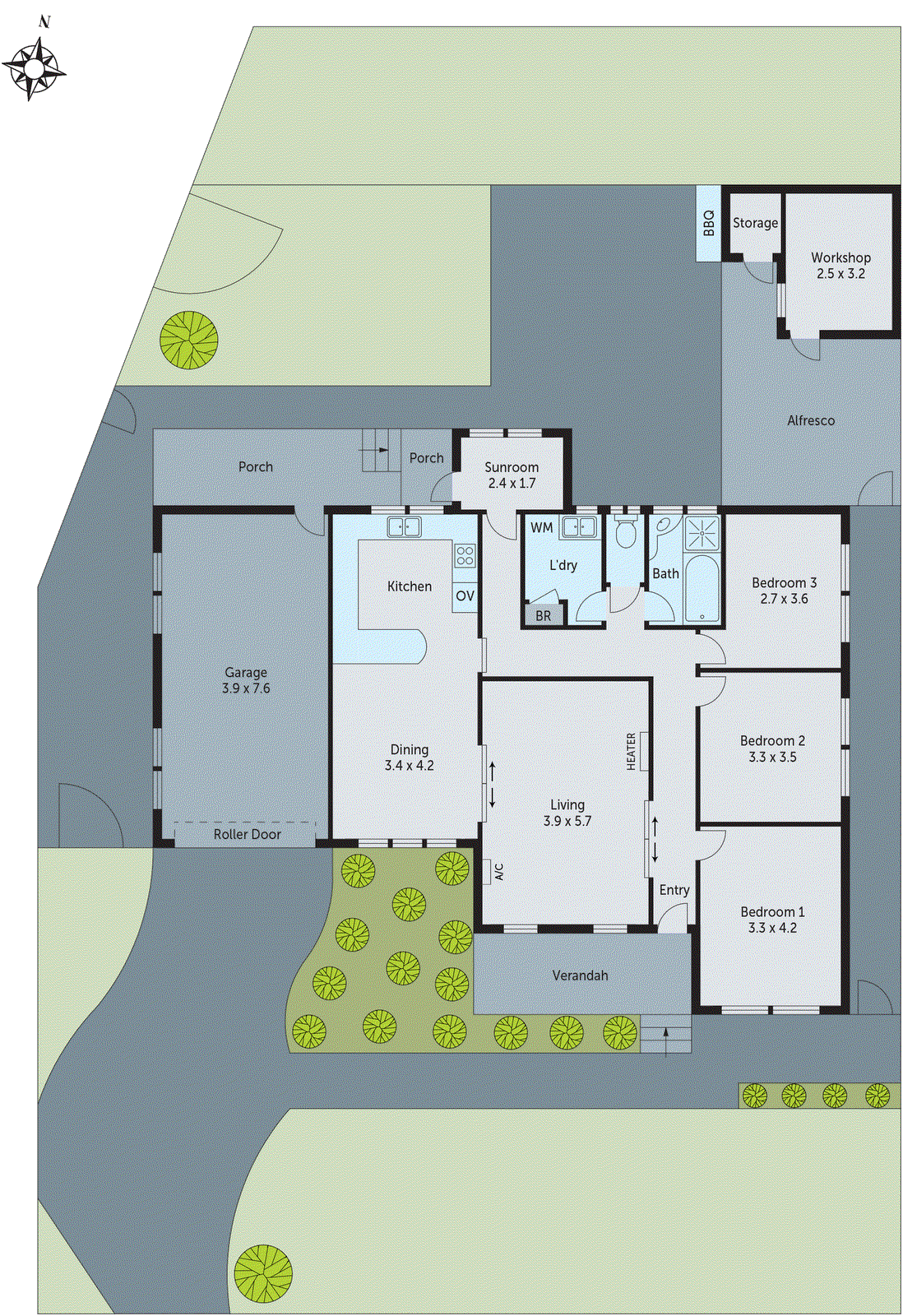 8 Maynooth Drive, Norlane VIC 3214 - Floorplan