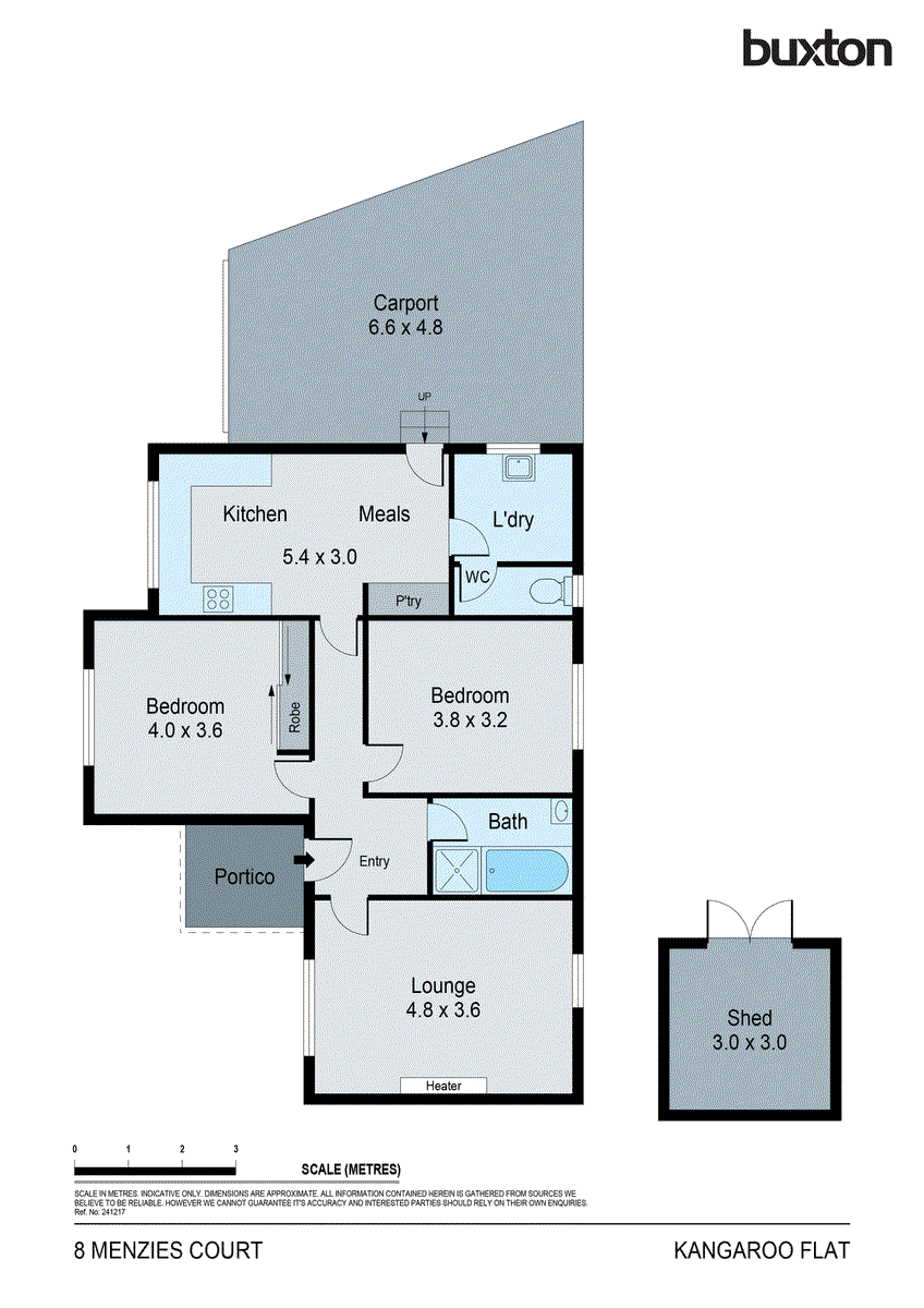 8 Menzies Court, Kangaroo Flat VIC 3555 - Floorplan
