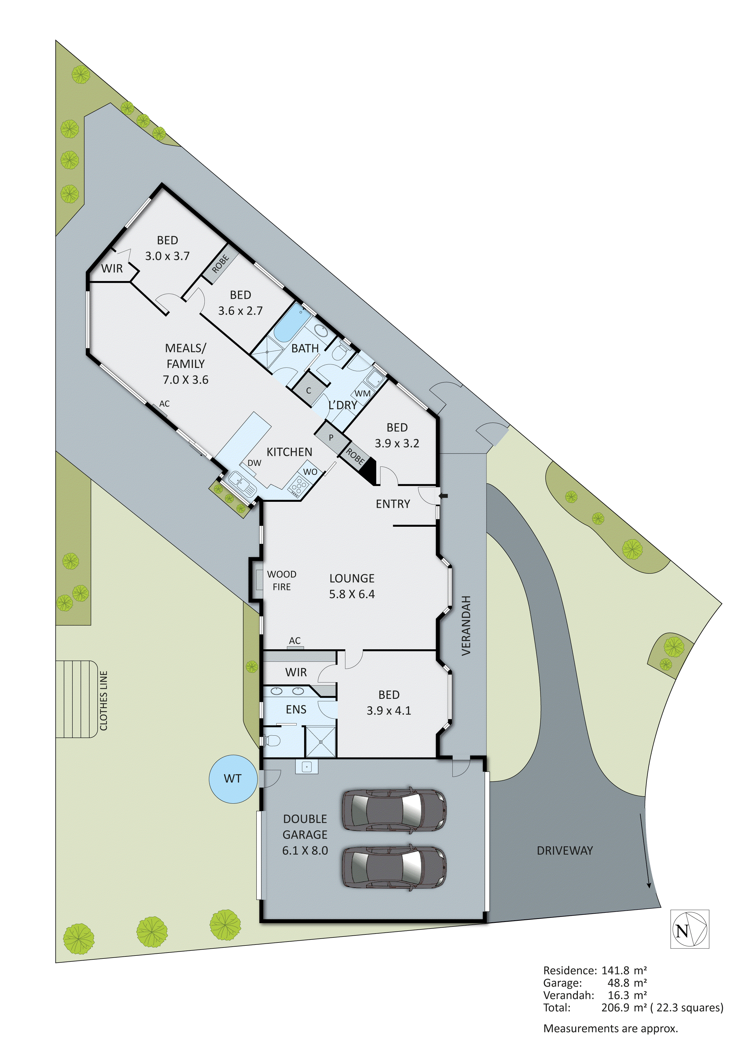 8 Milton Court, Aspendale Gardens VIC 3195 - Floorplan