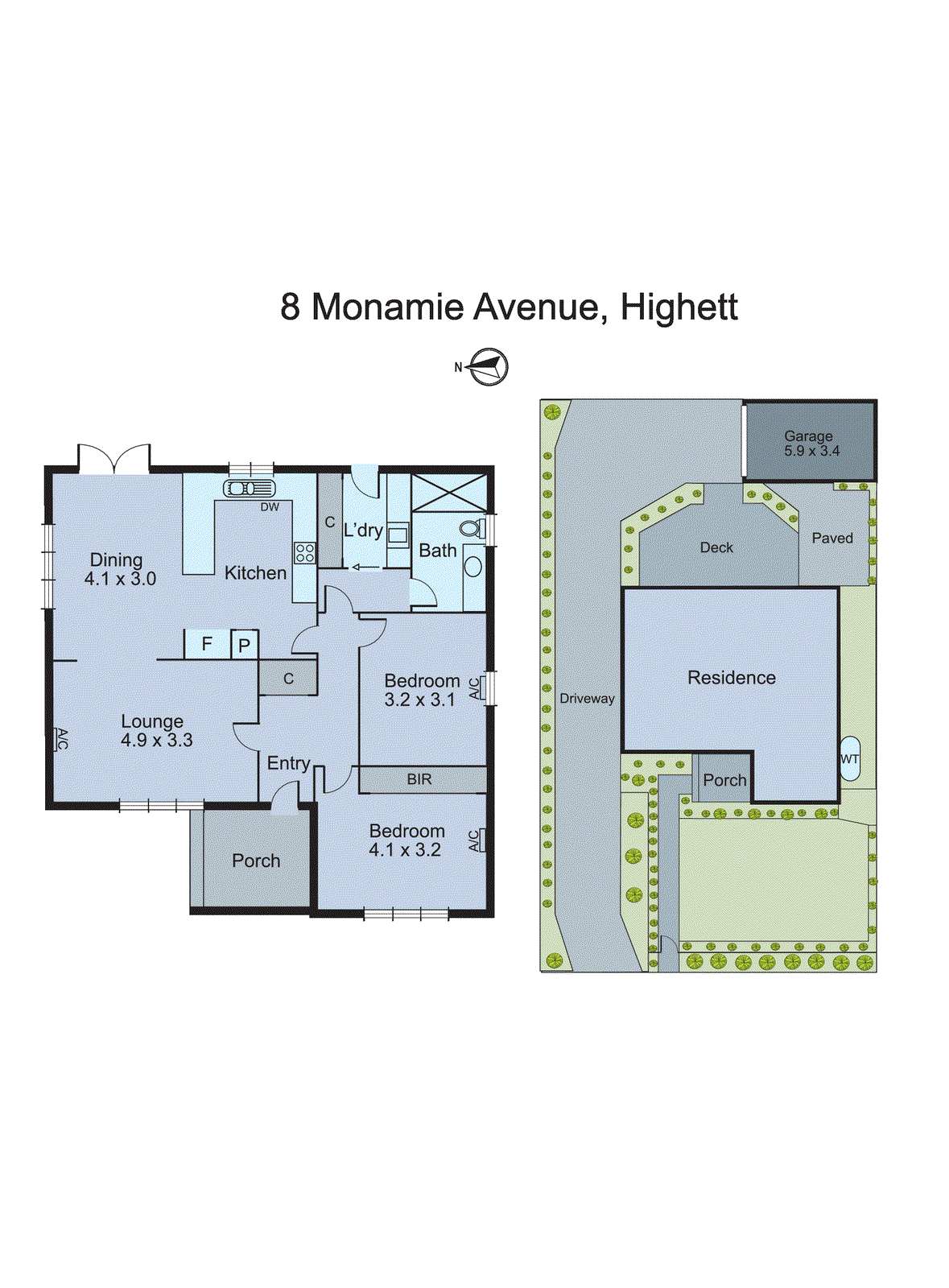 8 Monamie Avenue, Highett VIC 3190 - Floorplan