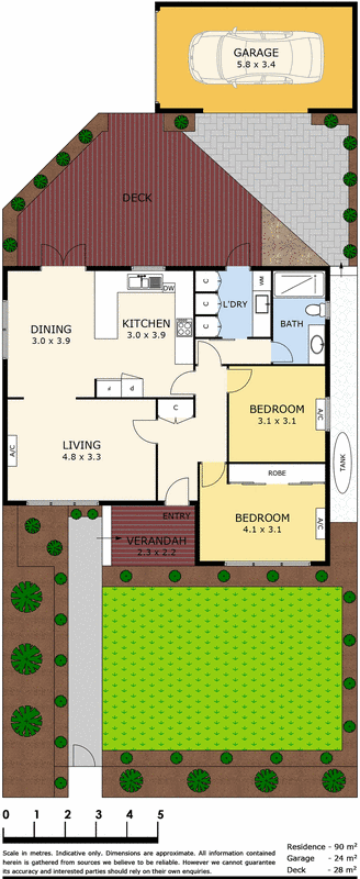 8 Monamie Avenue, Highett VIC 3190 - Floorplan