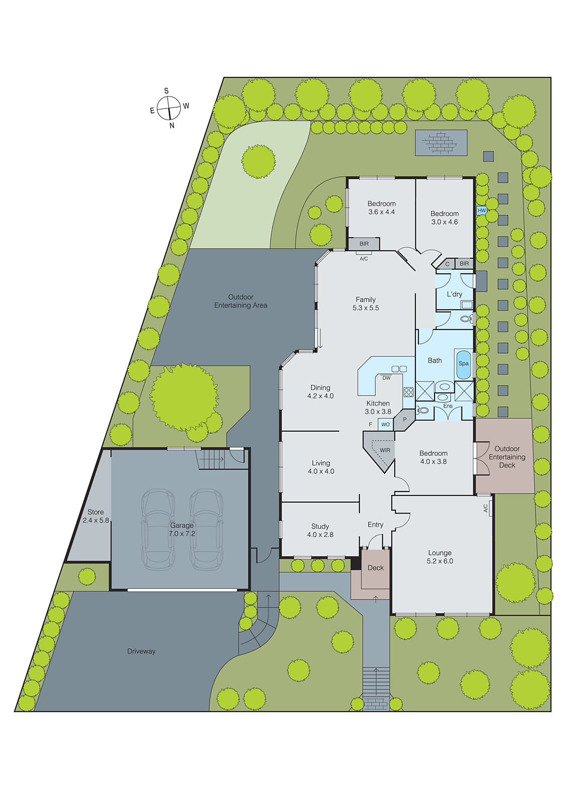 8 Monterey Drive, Waurn Ponds VIC 3216 - Floorplan