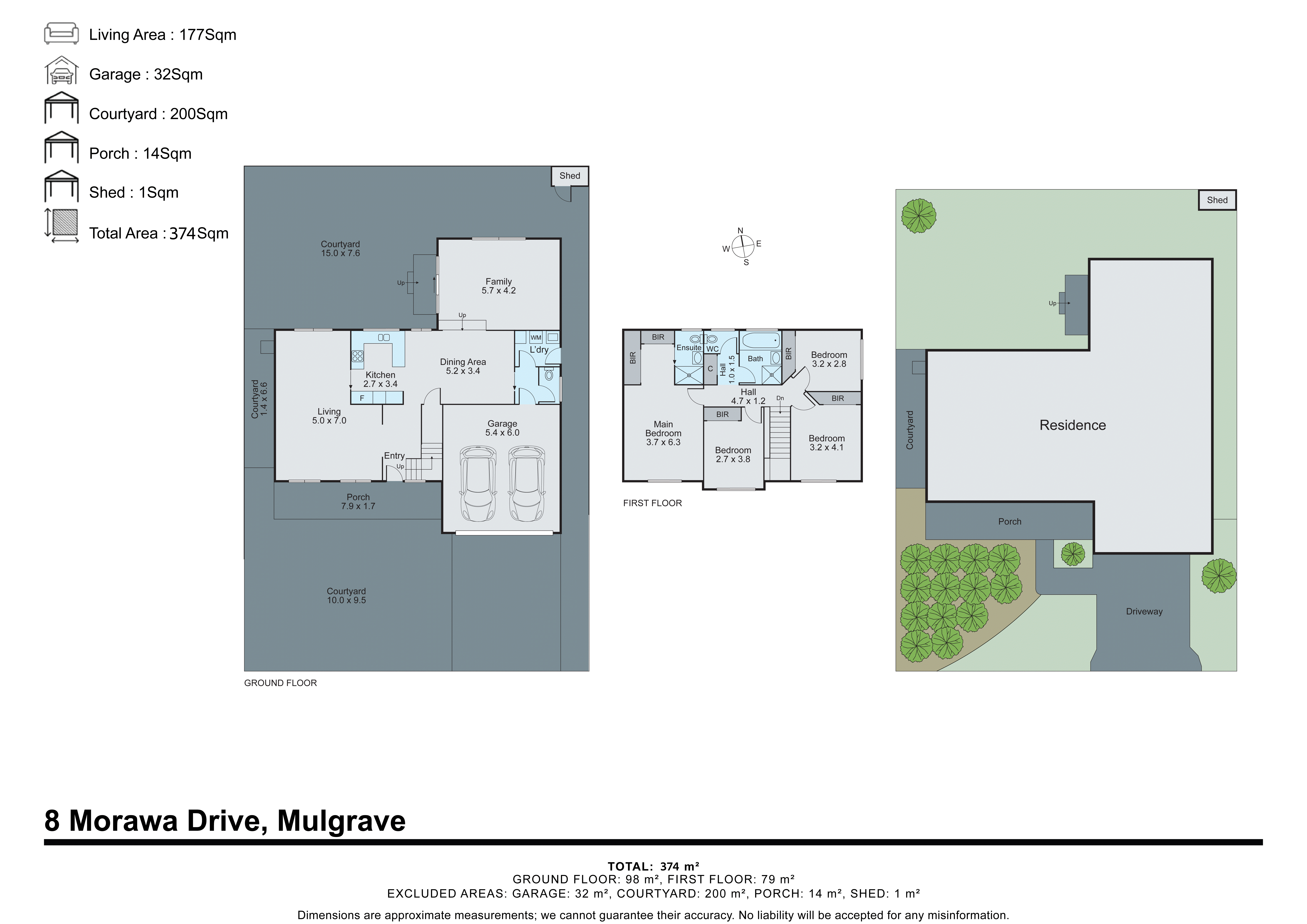 8 Morawa Drive, Mulgrave VIC 3170 - Floorplan