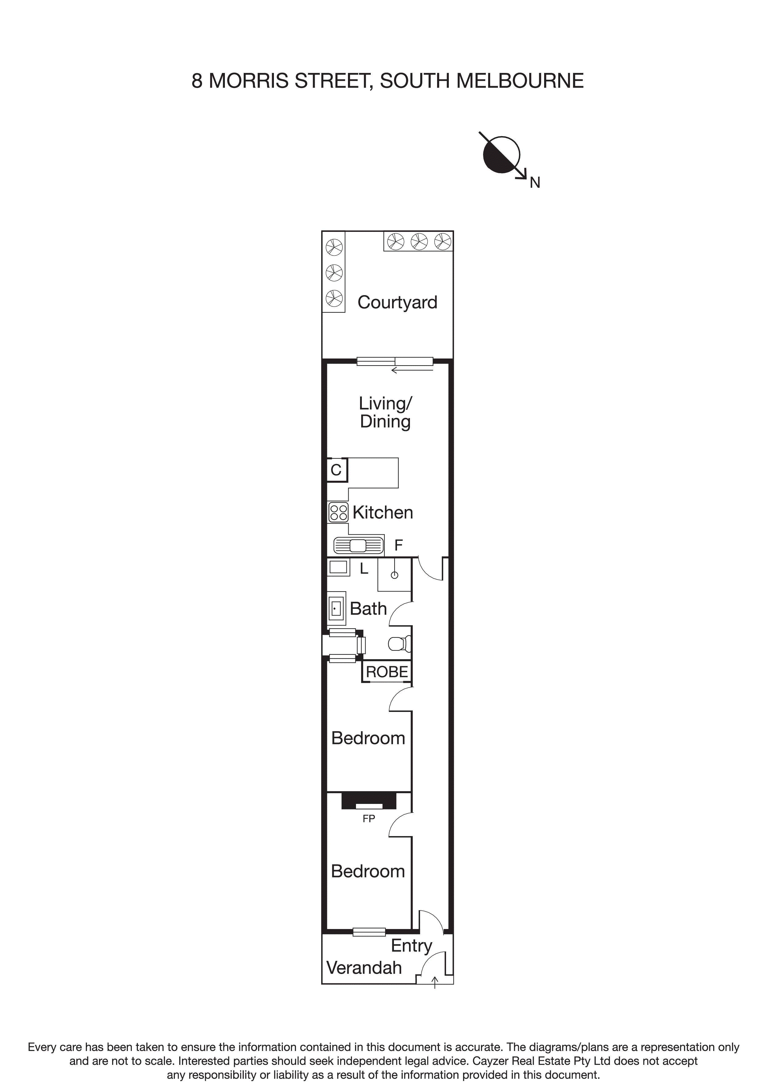 8 Morris Street, SOUTH MELBOURNE VIC 3205 - Floorplan