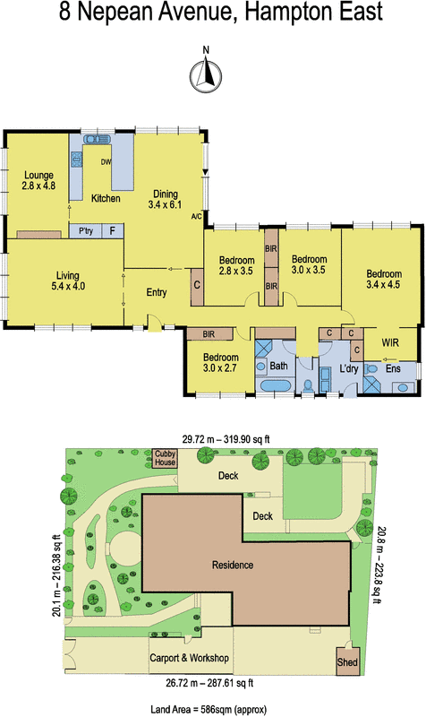 8 Nepean Avenue, Hampton East VIC 3188 - Floorplan