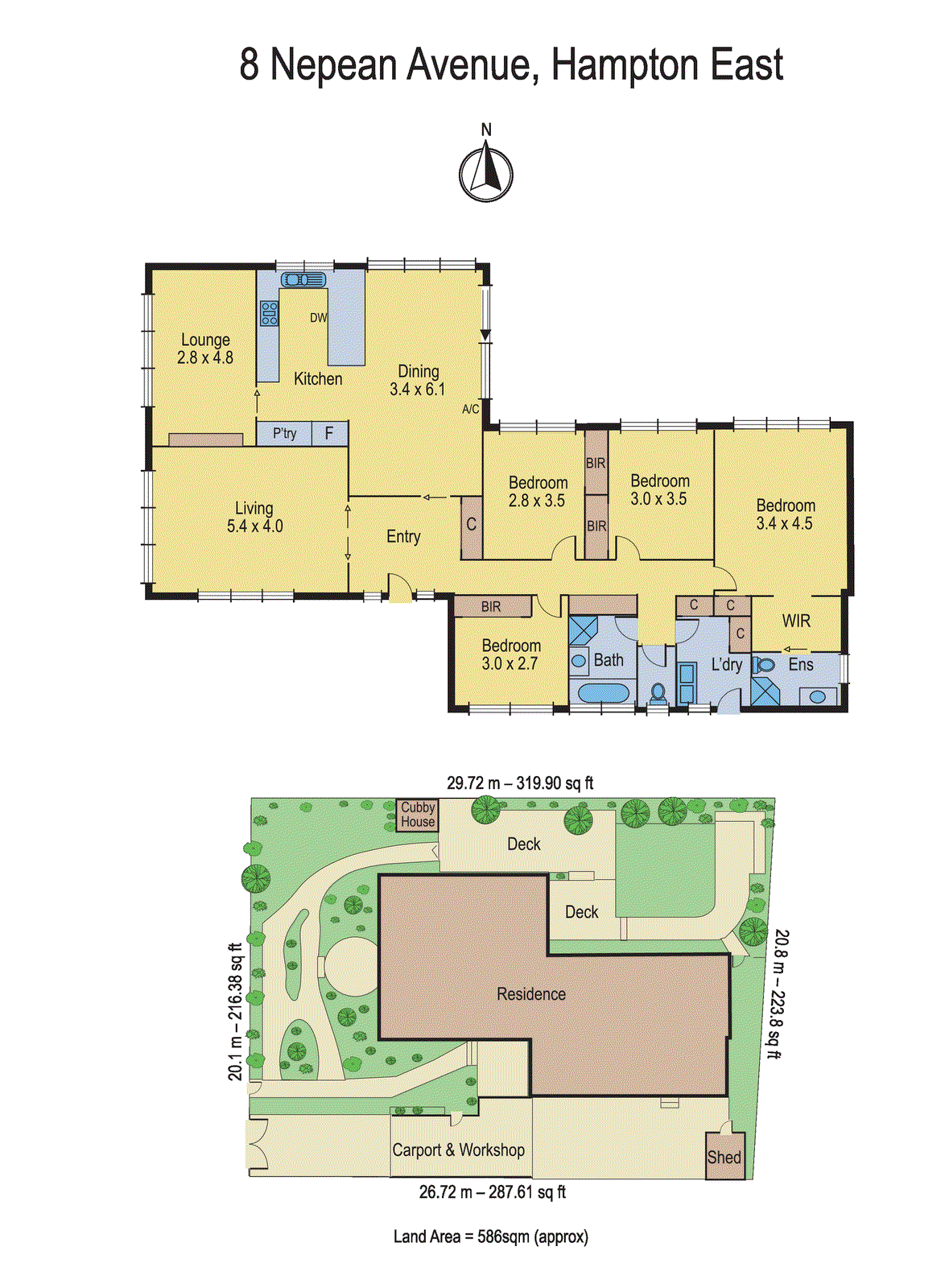 8 Nepean Avenue, Hampton East VIC 3188 - Floorplan