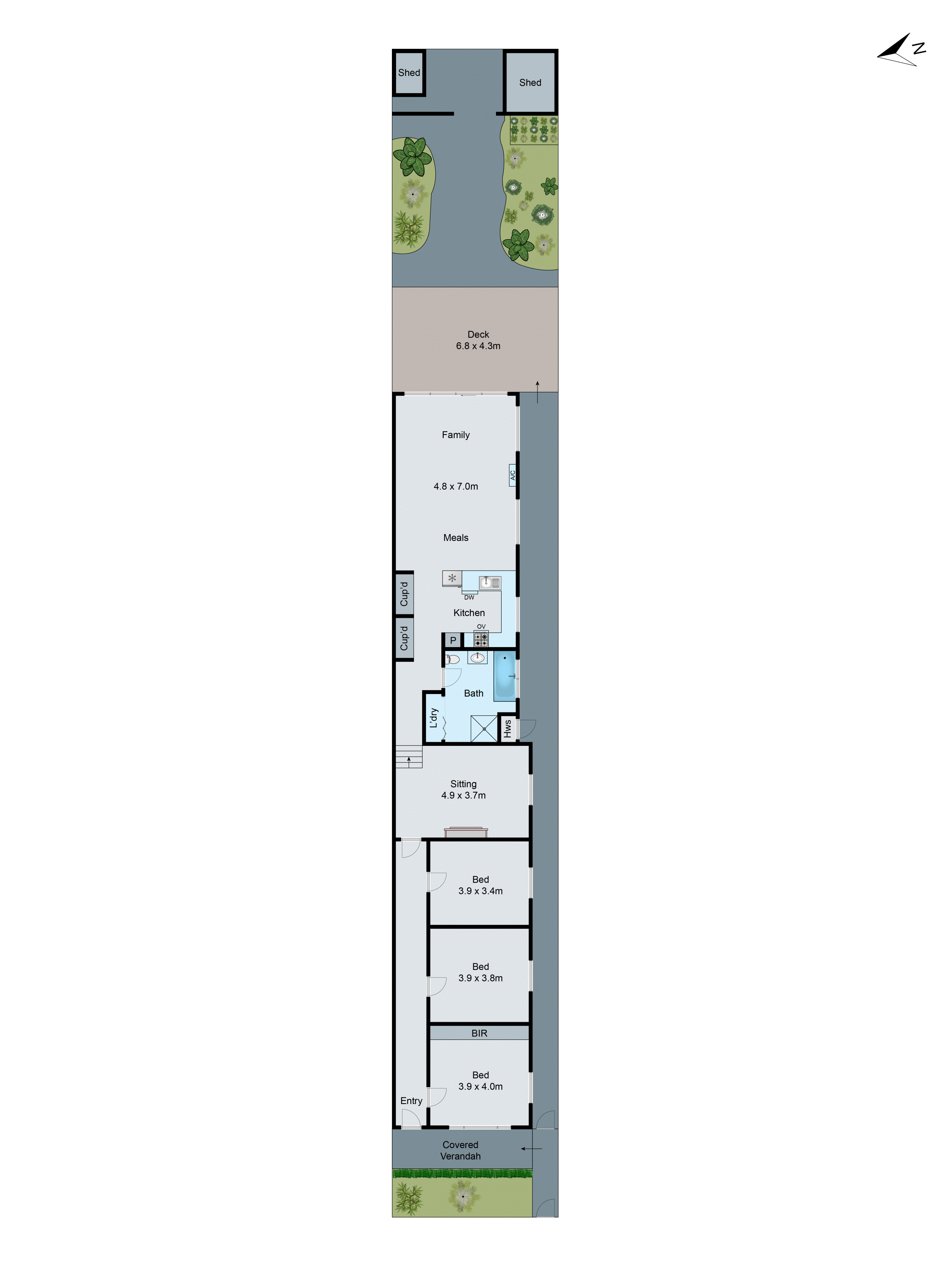 8 Normanby Street, Hughesdale VIC 3166 - Floorplan