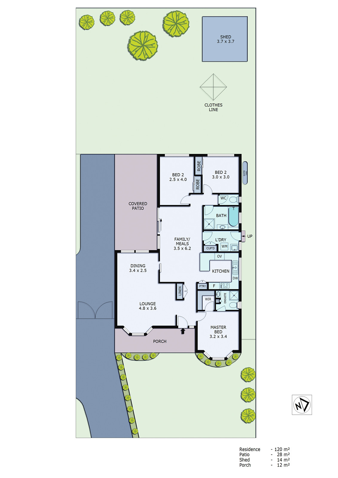 8 Oriflamme Court, Aspendale Gardens VIC 3195 - Floorplan