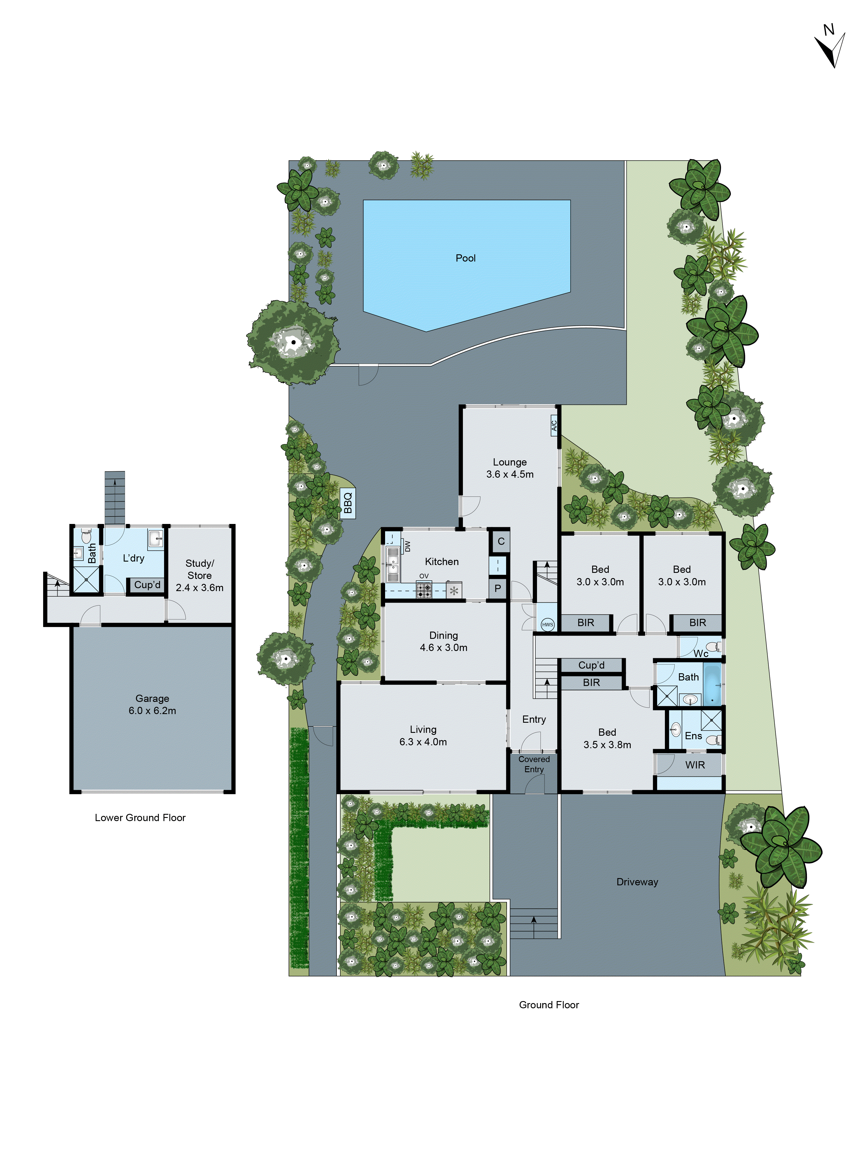 8 Palm Beach Crescent, Mount Waverley VIC 3149 - Floorplan