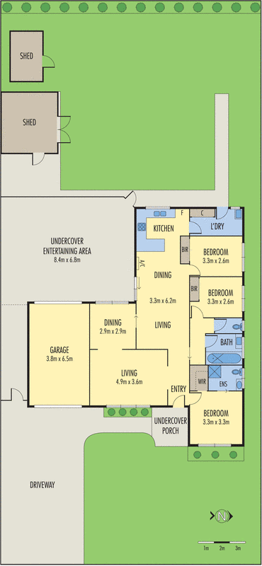 8 Patrick Street, Whittington VIC 3219 - Floorplan