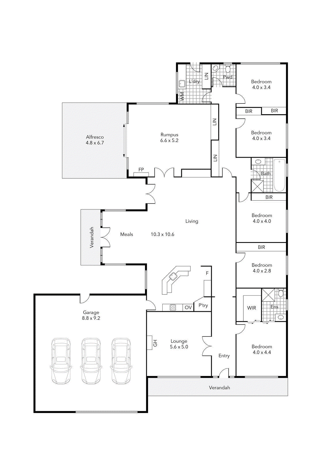 8 Pinewood Drive, Ballarat North VIC 3350 - Floorplan