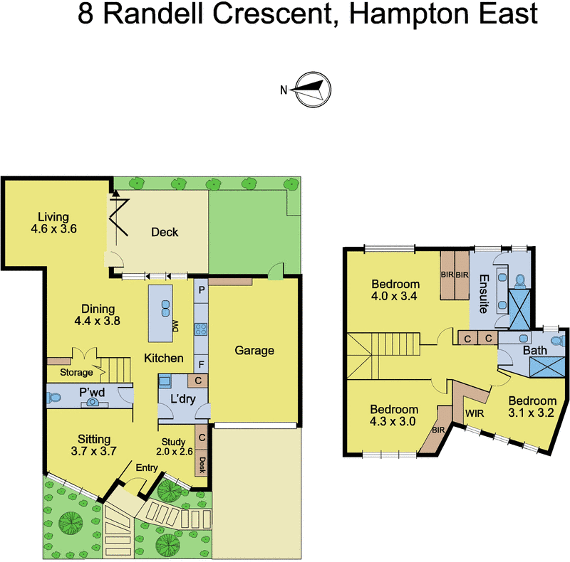 8 Randell Crescent, Hampton East VIC 3188 - Floorplan