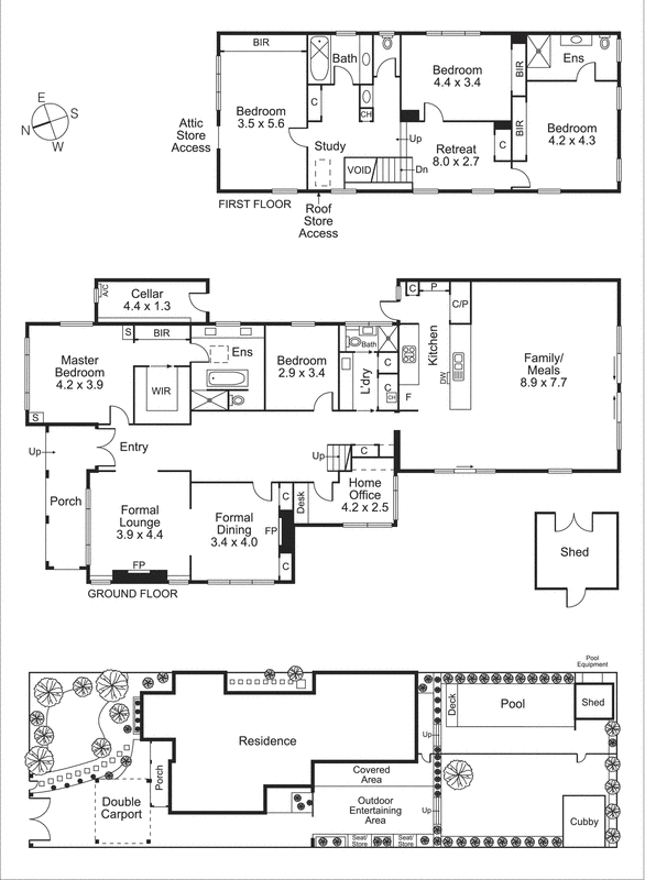 8 Raynes Park Road, Hampton VIC 3188 - Floorplan